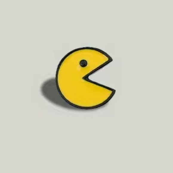 3/$15 Pac-Man Enamel Pin Brooch - Picture 1 of 5
